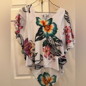 Joseph Ribkoff Floral Print Women's Top - Size 4